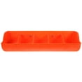 thumbnail image 2 of Durable Plastic Pig Feeder for Farm Use with Rounded Edges and Multi-slots 1 Set Orange, 2 of 9