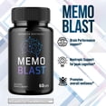 thumbnail image 6 of Memo Blast Advanced Formula Brain Support Pills Maximum Strength Supplement MemoBlast 120 Capsules, 6 of 8