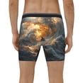 thumbnail image 2 of Men's Boxer Briefs, Stormy Ocean Vortex Soft and Breathable Mens Underwear Boxer Briefs With Widen Waist, 2 of 5