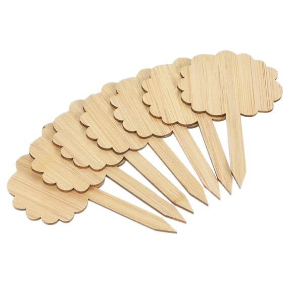 Bamboo Tree Shape Plant Labels Marker Tags for Outdoor Indoor Garden, 20 Pack