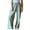 Green, variant on Elippeo Women Wide Leg Pants Casual Loose Elastic Plaid Trousers with Pockets for Work Office Streetwear
