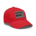 thumbnail image 2 of Softball Mom Hat Cap Strap Back Dad Hat With Patch High School College Mom, 2 of 7