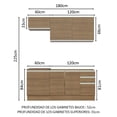 thumbnail image 3 of Cocina Integral Completa Madesa Glamy 180cm Con Tarja MM 13, 3 of 5