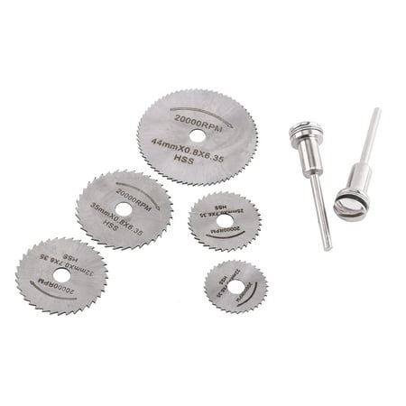 Yosoo Mini HSS Rotary Tool Saw Blades For Metal Cutter Power Set Wood Cutting with 2 Rods, Cutting Blade Disc, Saw Cutting (Best Cutting Disc For Metal)