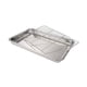 thumbnail image 4 of Bandeja para hornear Bandeja para hornear con rejilla para enfriar Plato Molde para pasteles Práctico molde de metal para hornear 32 cm x 22 cm x 48 cm, 4 of 9