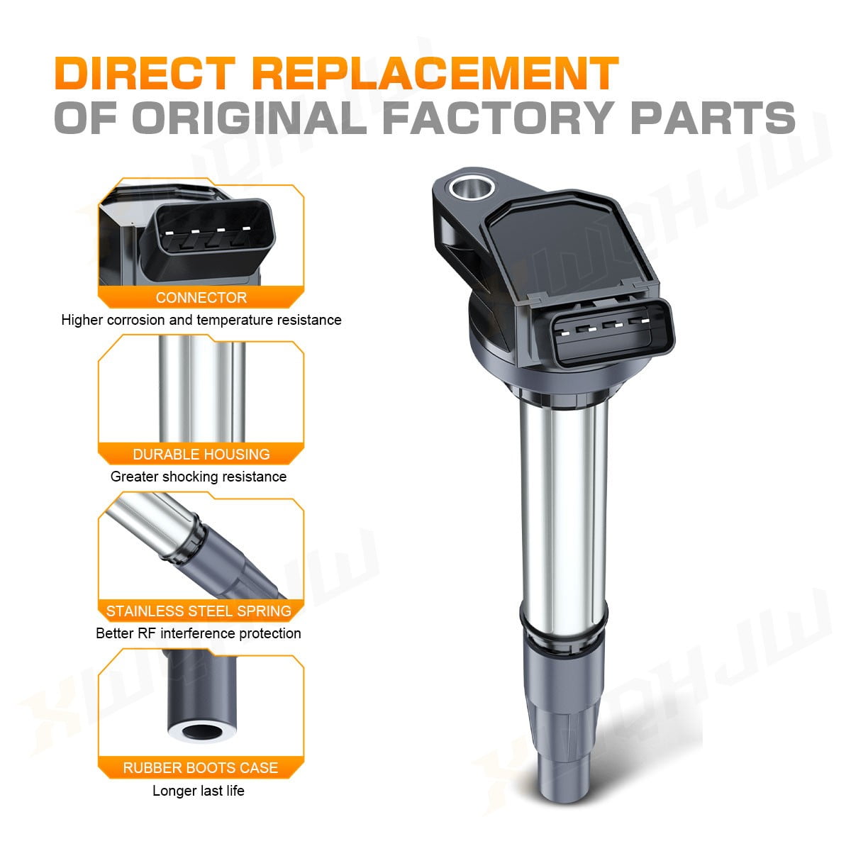 Ignition Coils for Toyota Corolla Prius Lexus Scion XD Pontiac Vibe UF596 4pcs