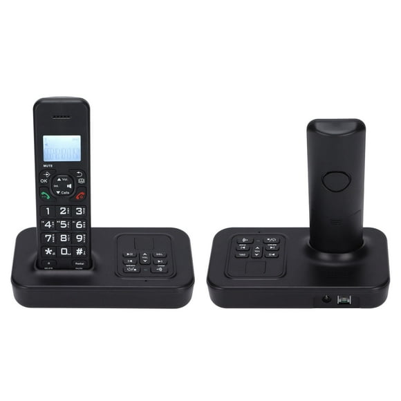 Teléfono inalámbrico de mano pantalla LCD para oficina hogar negocios