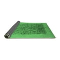 thumbnail image 2 of Ahgly Company Indoor Square Oriental Emerald Green Industrial Area Rugs, 8' Square, 2 of 4