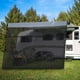 thumbnail image 5 of EXCELFU Toldo para RV con cremallera de 9 x 14 pies (apto para toldo de 15 pies), toldo para RV con cremallera, para autocaravana, remolque, camper, toldo de malla negra, protector solar, bloqueador U, 5 of 5
