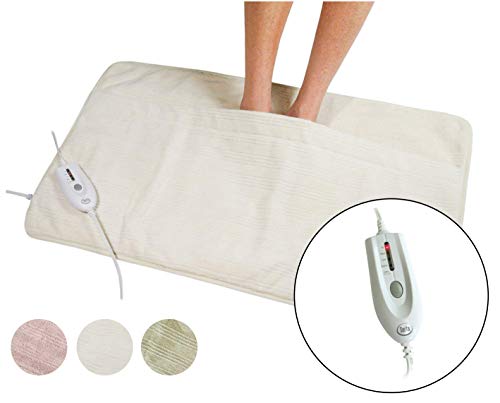 serta ultra soft microplush electric heated foot warming pad