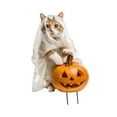 thumbnail image 3 of Estatua de gato para jardín shamjiam decoración de Halloween estaca de metal realista 158 x 254 cm, 3 of 8