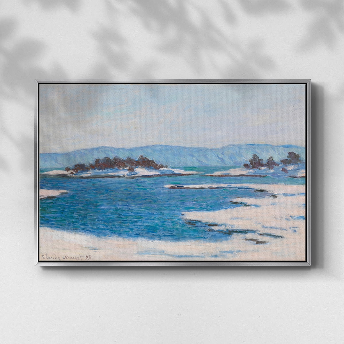 Vintage Nautical Print-XCVIII By Wexford Home Framed in Silver Wood Gallery Wrapped Canvas 25 in. x 37 in.