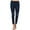 Navy, variant on G-Style USA Women's Biker Style Ripped Zip Rider Jogger Pants RJJ777 - Olive - 2X-Large
