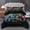 Green, variant on Neon Gaming Bedding Set with 2 Pillowcases, Gamepad Comforter for Teens & Adults