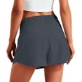 thumbnail image 2 of Wrongduck High Waisted Skort 2026 for Women, Tennis Running Skirt with Built In Shorts, Ruffle Athletic Skirt with Zipper Pockets for Workout Golf Casual, 2 of 13
