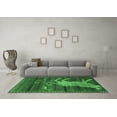 thumbnail image 3 of Ahgly Company Machine Washable Indoor Square Animal Emerald Green Traditional Area Rugs, 6' Square, 3 of 4