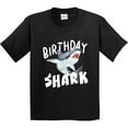 thumbnail image 3 of Inktastic Birthday Shark Youth T-Shirt, 3 of 5