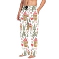 thumbnail image 2 of FORMRS Mens Pajama Pants with Pockets Sleepwear Lounge Bottoms Sizes S-2XL, Brown Nordic Christmas House, 2 of 7