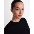 thumbnail image 5 of Athletic Works Women's and Women's Plus French Terry Cropped Boxy Tee, Sizes XS-4X, 5 of 6