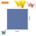 thumbnail image 2 of Unique Bargains 150 Sheets Origami Paper Double Sided Color 4x4Inch Scrapbook, Sapphire Blue, 2 of 7