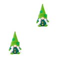 thumbnail image 1 of Monstrate Muñeca del Día de San Patricio Estante de escritorio sin rostro Decoración Paño no tejido Hecho a mano Oficina Hotel Pub Femenino 2piezas, 1 of 6