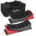thumbnail image 2 of Rophor Camper Levelers, RV Leveling Blocks Ramps Kit for Travel Trailer, Include Two Curved Levelers, Two Chocks, Two Anti-Slip Mats and Carrying Bag, Up to 35,000 lbs, 2 of 4