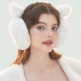 thumbnail image 3 of Cache-Oreilles Hiver Mignon Chauffe-Oreilles en Fausse Fourrure pour Filles Femmes, 3 of 3
