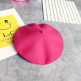 thumbnail image 2 of TOOYOU Toddler Hat Girls Scarf Wrap Color Beret Hat Wool Hat Retro Children Cap Head Kids Hat, 2 of 3