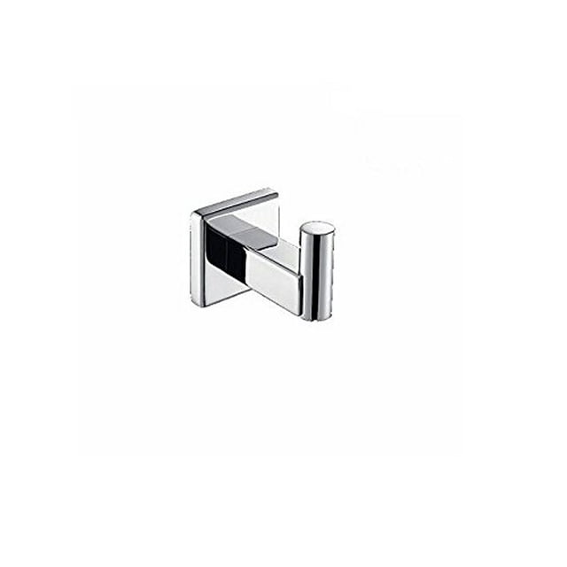 TOGU SUS 304 Stainless Steel Coat and Robe Hooks With Square Base Heavy Duty For Hanging Towels Coats Robes Sc