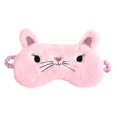 thumbnail image 1 of Blindfold Children Cute Sleep Blindfold Plush Cartoon Cat Shading Blindfold-week, 1 of 1