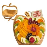 Dried Fruit Gift Basket – Healthy Gourmet Snack Box - Holiday Food Tray - Valentine’s Day Variety Snacks - Great for Birthday, Sympathy, Christmas, or as a Corporate Tray - Bonnie & Pop
