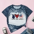 thumbnail image 4 of Mercatoo Kids Boys Girls 4th Of July Clothes American Flag Short Sleeve T shirt Tops Toddler Summer Holiday Outdoor Outfit, 4 of 4