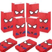 12 PCS Spiderman Flavor Bags Superhero Gift Bags Spiderman Gift Bags Hero Goody Bags