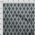 thumbnail image 2 of oneOone Georgette Viscose Gray Fabric Argyle Check Sewing Fabric By The Yard Printed Diy Clothing Sewing Supplies 42 Inches Wide, 2 of 4
