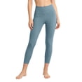 thumbnail image 2 of Xdegoge Women's Workout Capri Leggings High Waisted Tummy Control Yoga Pants Athletic Activewear Comfortable Flattering Stretch Bottoms for Gym Fitness Running, 2 of 9