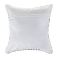 thumbnail image 5 of Ox Bay Ariya Gray/Black Chevron Cotton Adult Decorative Throw Pillow, 5 of 7