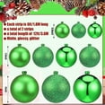thumbnail image 2 of 2 Pcs Christmas Ball Garland 6 ft Ball Ornaments Christmas Bulb Garland Xmas Tree Bauble Decorations for Party Supplies Indoor Outdoor Home Office Decoration Accessories, 2 of 7
