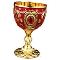 thumbnail image 2 of braveheart 30ml Mini Goblet Vintage Metal Wine D Cup Medieval Shatterproof Style Reusable Style Style C, 2 of 6