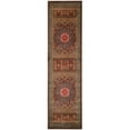thumbnail image 4 of SAFAVIEH Mahal Lidija Oriental Runner Rug, Navy/Red, 2'2" x 8', 4 of 5