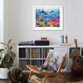 thumbnail image 4 of Art.com Dolphin Coral Reef Art Print by Adrian Chesterman, White Frame Wall Art, 40" x 32", 4 of 5