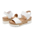 thumbnail image 2 of Sandalias de Cuña DREAM PAIRS REED-2 Blancas Talle 8 Tacón 6 cm, 2 of 6