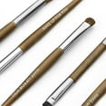thumbnail image 2 of 6Pcs/Set Eye Animal Horsehair Eye Shadow Makeup Brush Set Original Wooden Handle Aluminum Tube Makeup Brushes Beauty Tools, 2 of 10