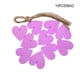 thumbnail image 3 of Qarigey 1 Juego de adornos rebanada amor en forma de corazón DIY artesanías naturales Chips de casa adornar para fiesta álbum de recortes foto Accesorios de disfraces Púrpura Qarigey AP010335-04, 3 of 6