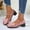 Pink, variant on WAVSUF Low Chunky Heels for Women, Closed Toe Retro Bow Slip-On Urban Commute Minimalist Shoes Khaki 5.5