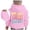 AB921 Pink, variant on Bainana Kids Girls' Hoodies Letter Print Long Sleeve Hooded Sweatshirts Comfort Fit Child School Play Tops Clothes Blue Size 2-3 Years