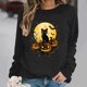 thumbnail image 1 of Heisall Womens Sweatshirts Long Sleeve Round Neck Loose Casual Halloween Print No Hood Autumn Winter 2025 New Arrival Fashion Sweatshirts, 1 of 6