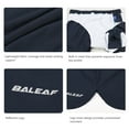 thumbnail image 6 of BALEAF s Athletic Shorts 3'' Inseam Running Gym Bodybuilding Shorts Sports Active Training Fitness Exercise Jogging with Brief Pocket Navy XL, 6 of 6