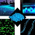 thumbnail image 4 of 100Pcs Glow in The Dark Pebbles Outdoor Decor Glow Decorative Stones Rocks Pebbles Artificial Fish Tank Decorative Rocks for Aquarium Garden Fish Tank, 4 of 7