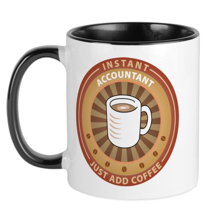 

CafePress - Instant Accountant Mug - Ceramic Coffee Tea Novelty Mug Cup 11 oz