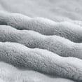 thumbnail image 5 of Eurhowing Faux Furry Bubble Throw Blanket, 450GSM Thick Soft Fluffy Plush Blanket, Fuzzy Shaggy Throw for Couch, Sofa & Bed, 63"×79", Light Gray, 5 of 8